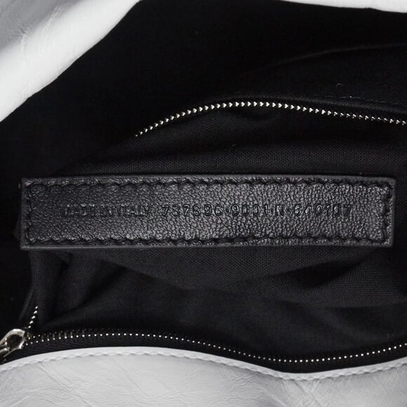 Balenciaga White Padded Leather Monaco Small Shoulder Bag - Picture 10 of 12